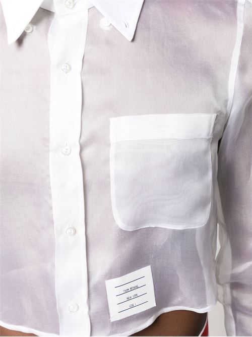 Camicia in seta THOM BROWNE | MWL383C08164100